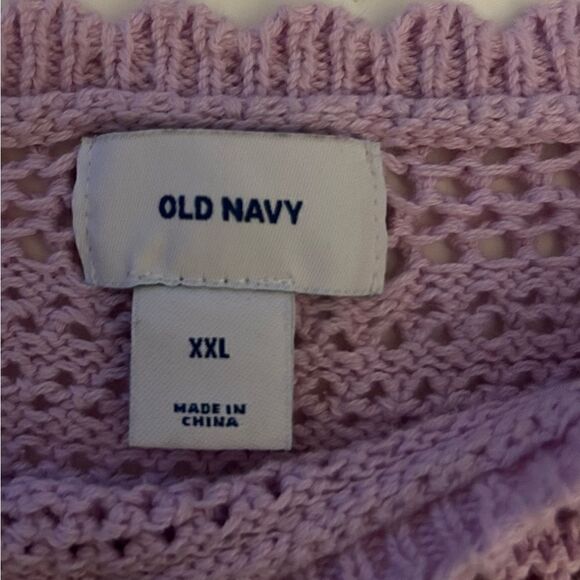 Old Navy Lavender Short Sleeve Sweater Size XXL - Picture 4 of 8